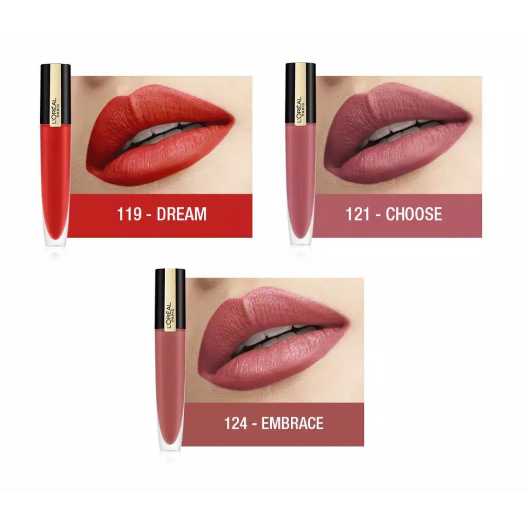 Loreal Paris Rouge Signature Liquid Lipstick Shopee Singapore