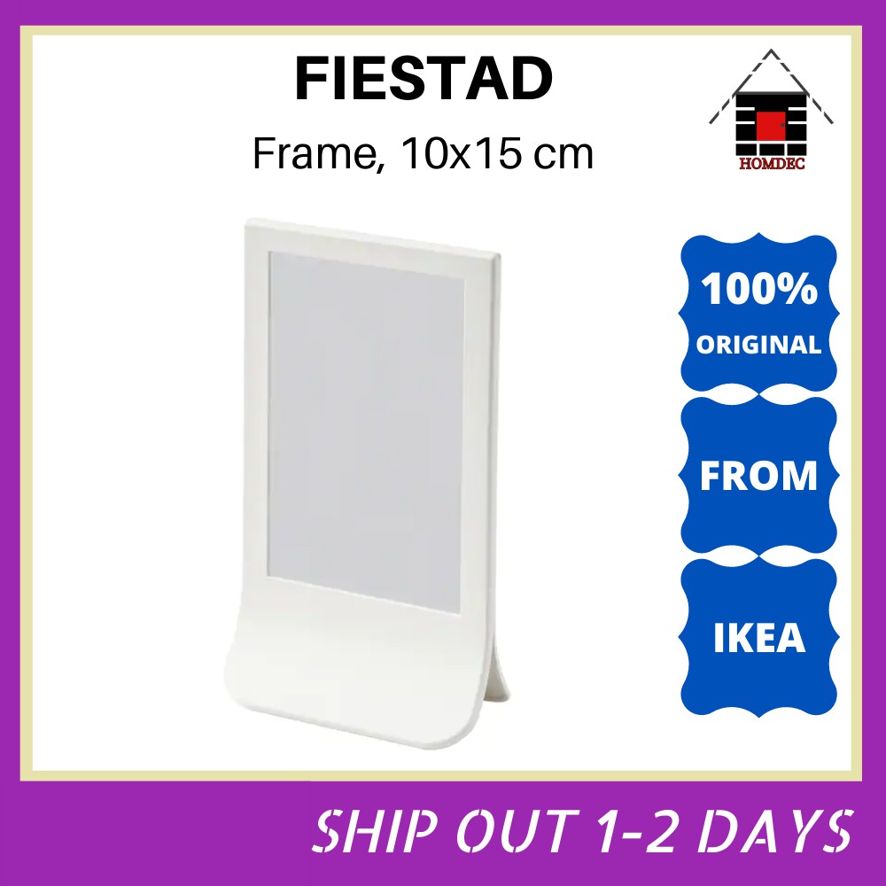 Ikea Fiestad Frame White 10x15 Cm Shopee Singapore