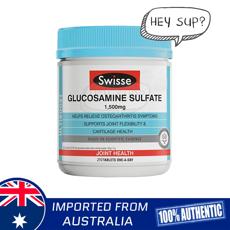 Swisse Glucosamine Sulfate 1,500mg 210 Tablets Shopee Singapore