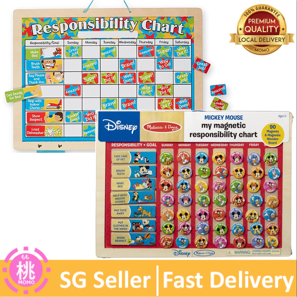 Melissa and Doug Responsibility Chart ( Classic / Mickey