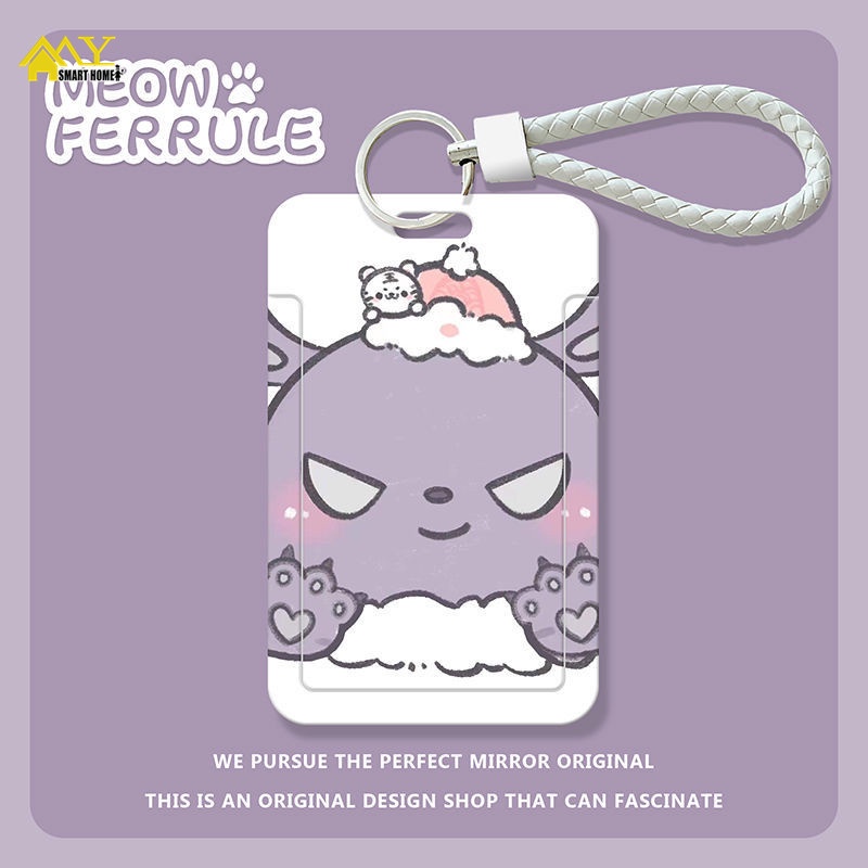Image of Cartoon Protective Cover Hello Kitty Kuromi ATM Credit Card Cover Student Card Holder ID Card Plastic Card Holder Cover Standard Size Melody Cinnamoroll Access Control Card landyard card holder id card holder Cute Card Holder touch and go card holder #7