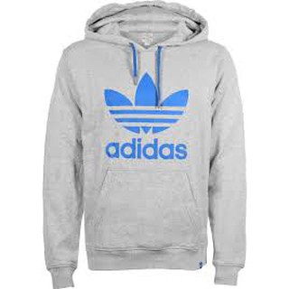 adidas blue and grey hoodie