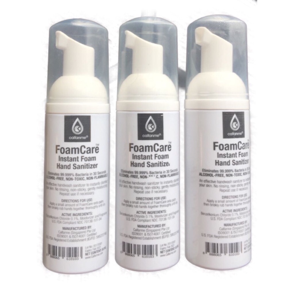 FOAMCARE™ Antibacterial Instant Foam Hand Sanitizer, Bundle of 3 x 70ml