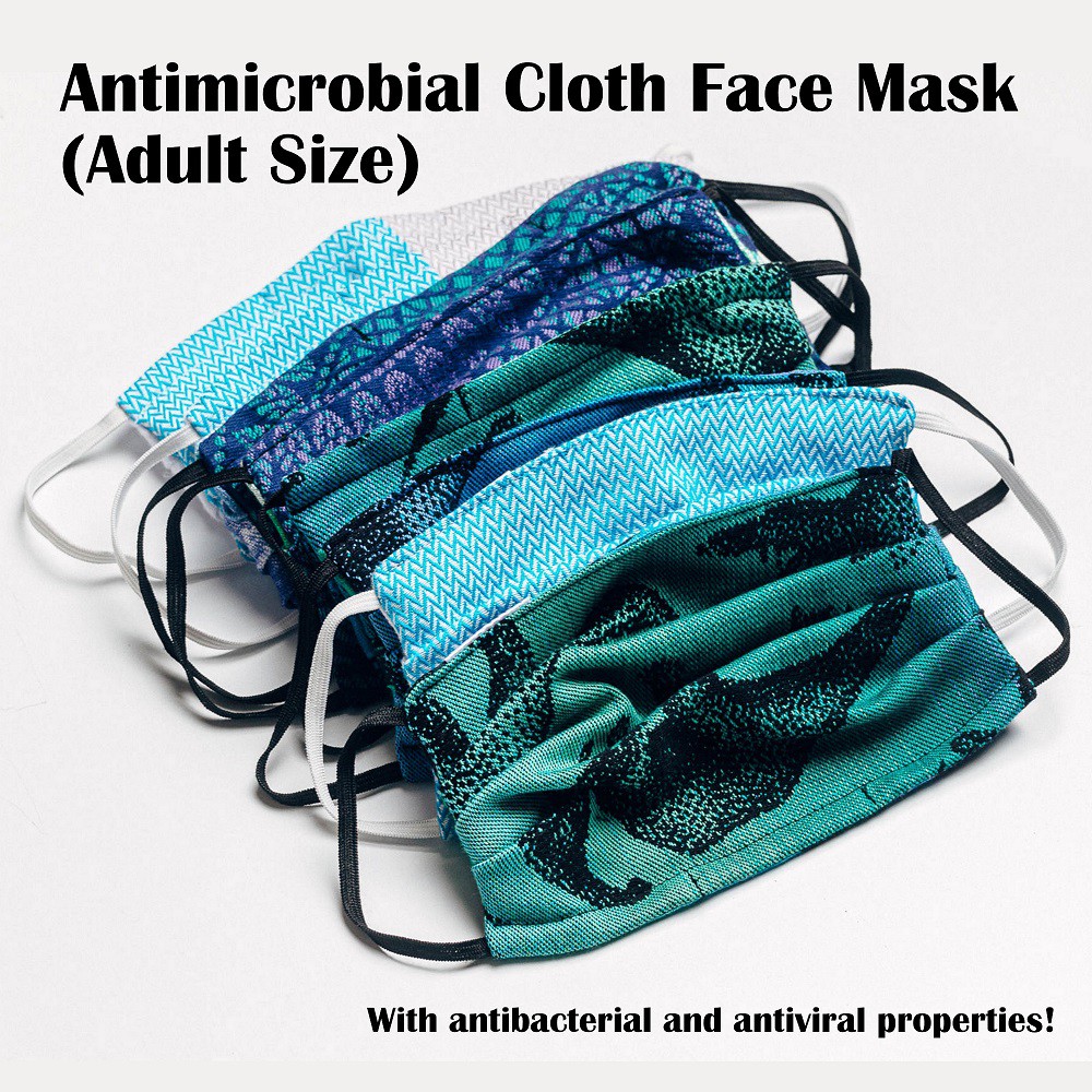 Antimicrobial Cloth Face Mask coated with Silver Ions ...