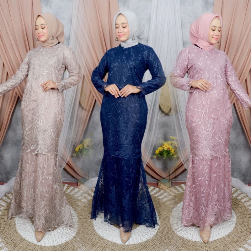 Gamis Duyung Cinderella Kebaya Tulle Modern Party Clothes Shopee Singapore