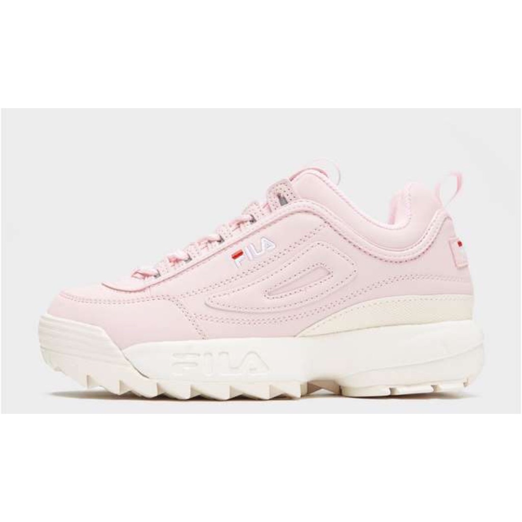 light pink fila sneakers