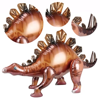 56*100CM Jurassic Dinosaur Balloon Stegosaurus Shaped Aluminum Foil Children's Gift Birthday Party Decoration #0