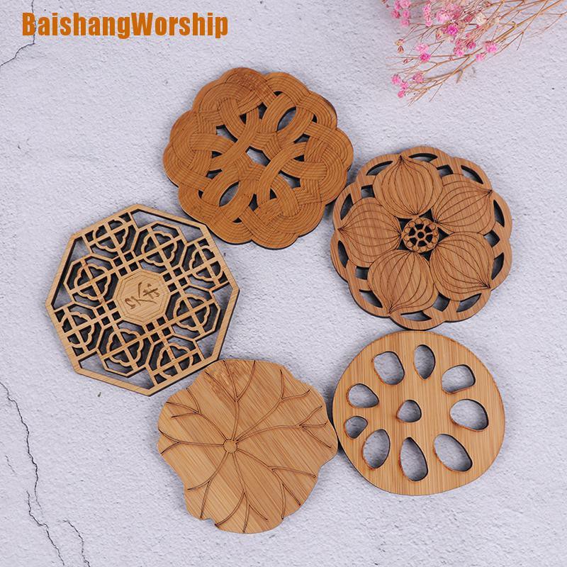 Bsw Kitchen Accessories Table Mat Drink Coasters Home Mug Placemat Wooden Coffee Bs Shopee Singapore