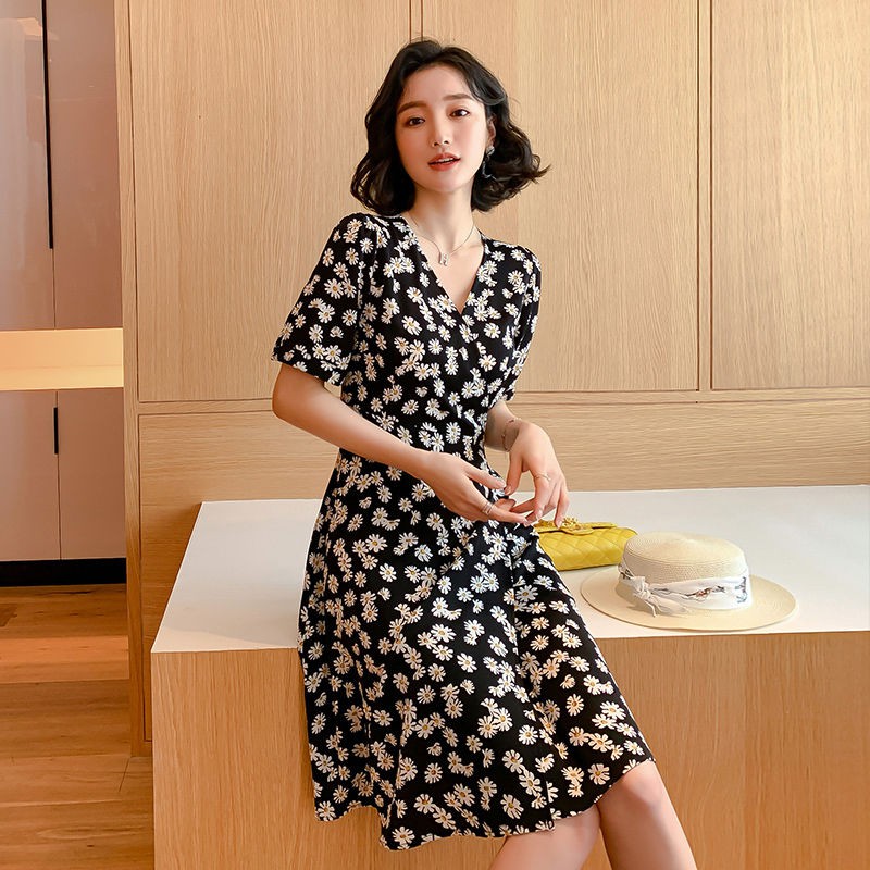 midi casual dress with sleeves