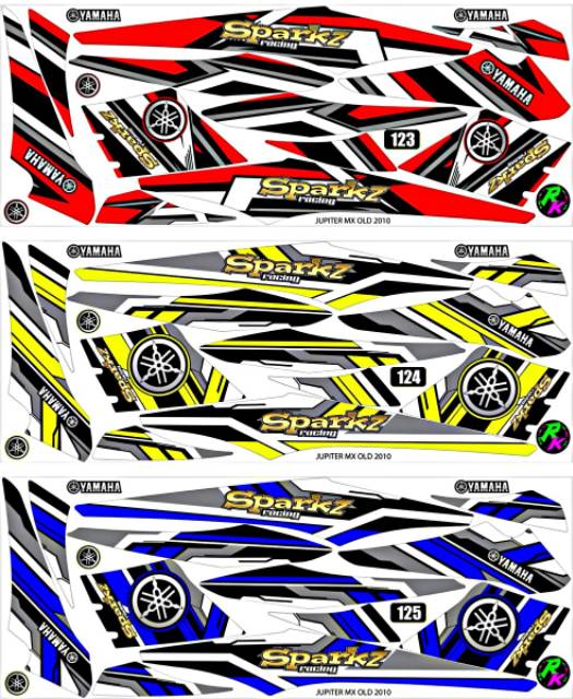 Sticker Striping Variations Thailand Thailook Jupiter Mx 135 Old Jupiter Mx 135 Old Ojmx Spark 9 Shopee Singapore