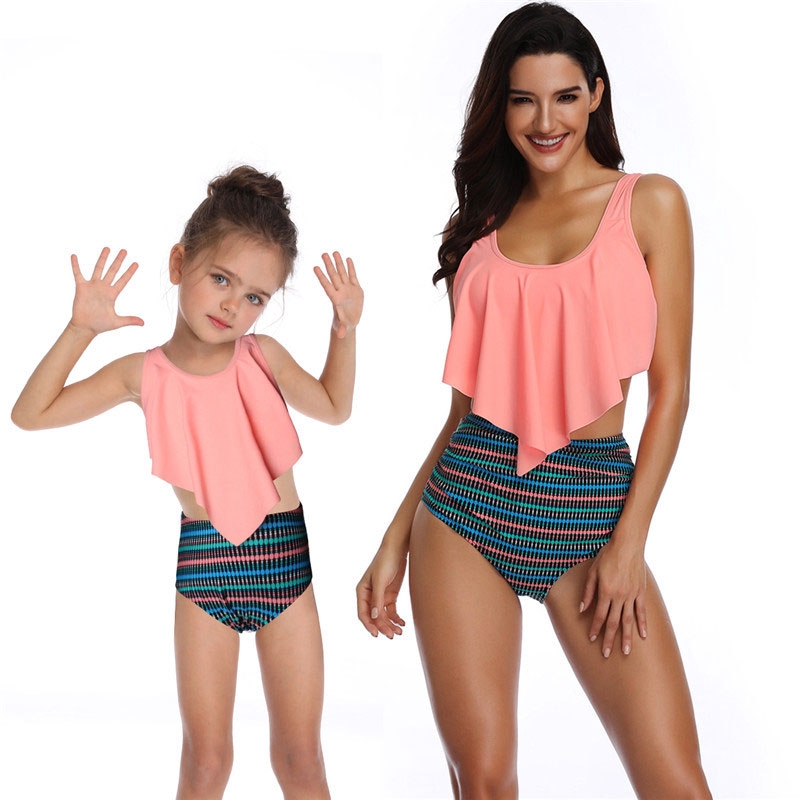 mom baby swimsuit