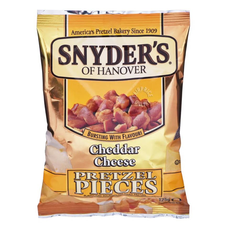 Snyder's Pretzels Pieces Cheddar Cheese, 125g [US] Shopee Singapore