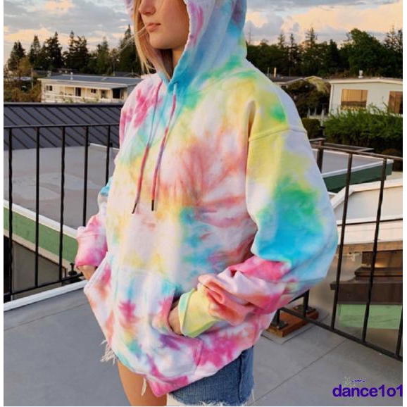 tie dye hoodie shopee