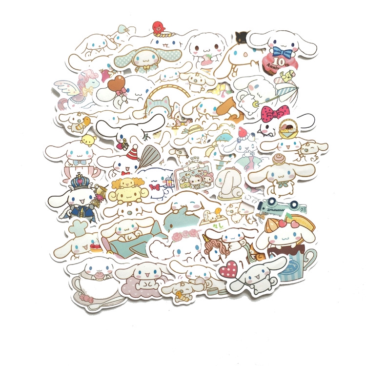 40 pcs Sanrio Cute Cinnamoroll Waterproof Stickers | Shopee Singapore