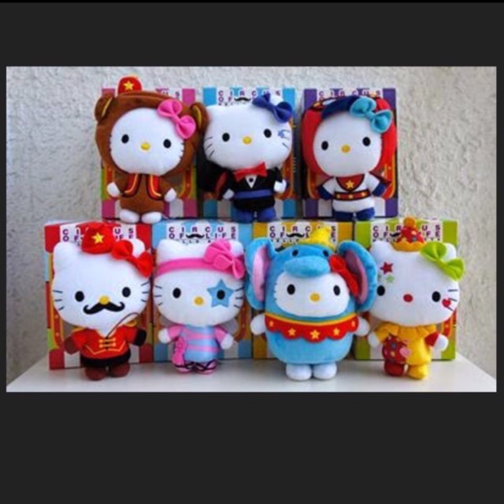 hello kitty plush set
