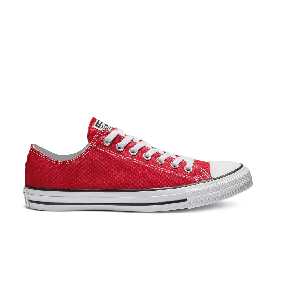 red mid top converse