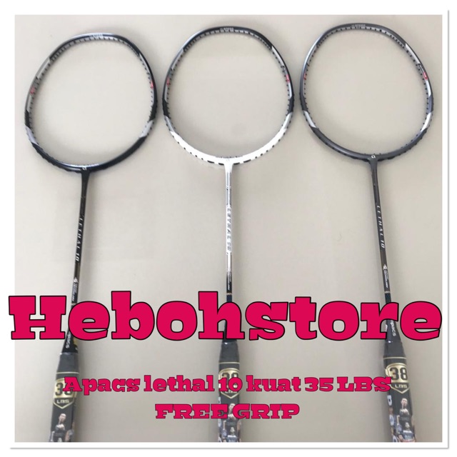 35lbs 4u G2 Badminton Racket Free Grip For Sports Equipment Shopee Singapore