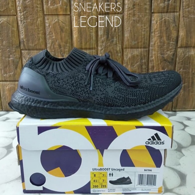 ultra boost uncaged triple black