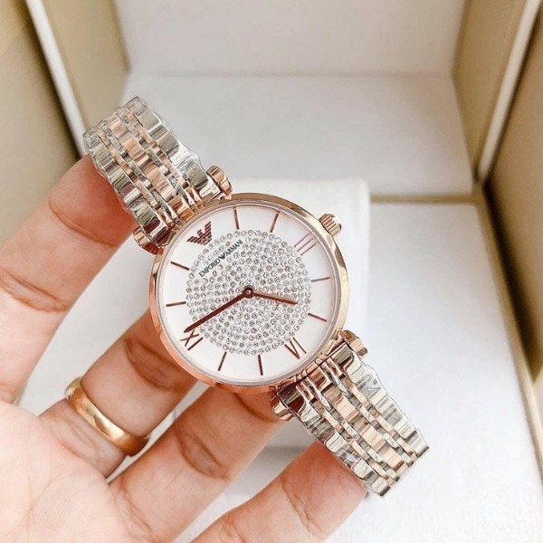 Sg Emporio Armani Classic Analog Crystal Pave Ladies Watch Ar1907 Ar1908 Ar1909 Ar1925 Ar1926 Shopee Singapore