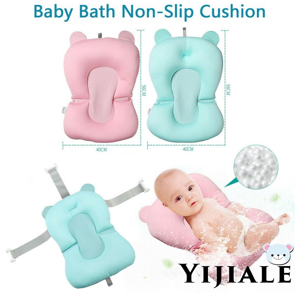 Yj Baby Bath Pillow Padding Soft Infant Lounger Cushion For Tub