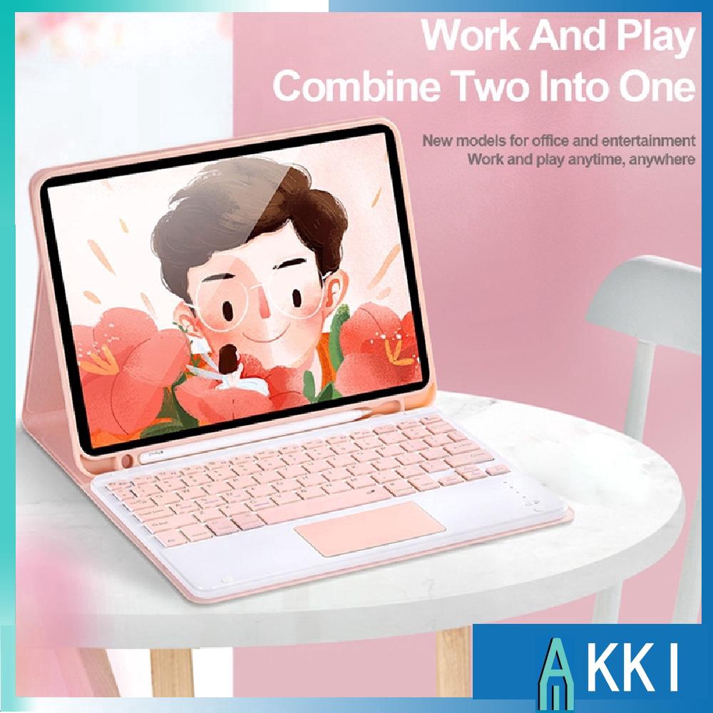 Keyboard Case For Ipad Pro 11 2018 2020 Touchpad Keyboard For Ipad 11 Pro 11 Inch Smart Silicone Leather Cover With Mouse Shopee Singapore