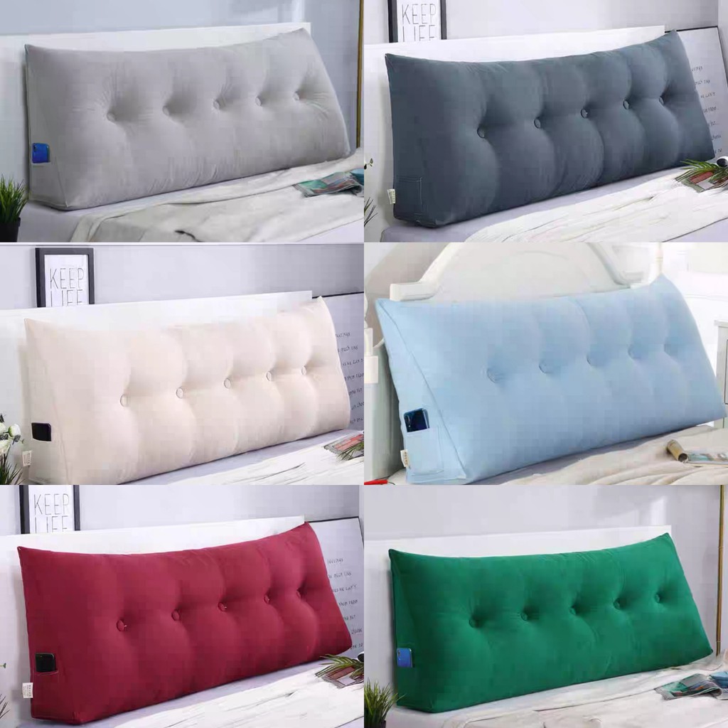 Bedside cushion triangle twoseater sofa large back cushion soft