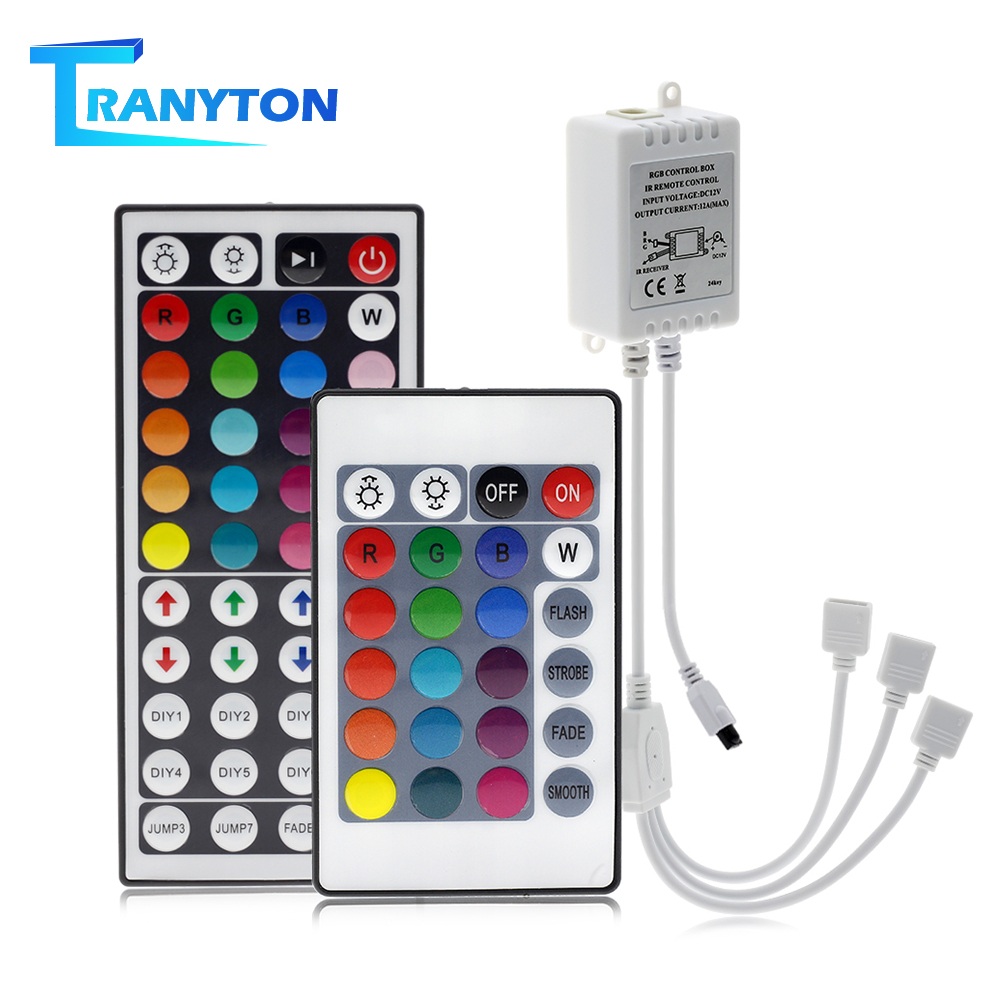 Led Strip 2A 3A Power Adapter Remote Controller IR 24Key 44Key For SMD 5050 3528 Led Strip 2A 3A Power Adapter Remote Controller IR 24Key 44Key For SMD 5050 3528