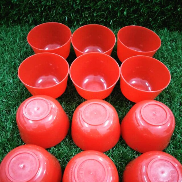 12pc Lets Kuih Apam Jump Kosui Kasui Sweet Red Cup Mold Red Shopee Singapore