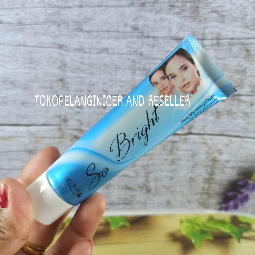 so bright face whitening cream