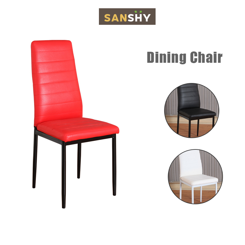 Modern 2021 Dining Chair Leather Simple, Modern Red Dining Room Chairs