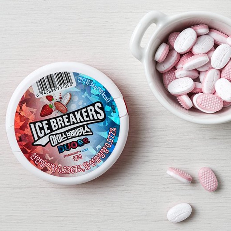 Lotte Ice Breaker Strawberry & Cool 36g [Korean] Shopee Singapore