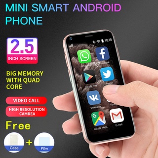 3G SOYES XS11 Android 6.0  Small Phone Portable Smart phone Smallest Quad Core 1GB+8GB Handphone Super Mini Mobile Phone