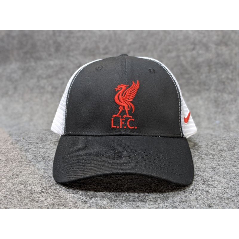 lfc nike adults red trucker cap