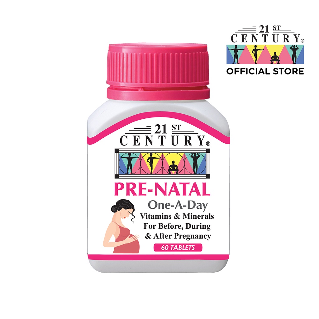 21st Century PreNatal Multivitamins With Folic Acid And Iron For