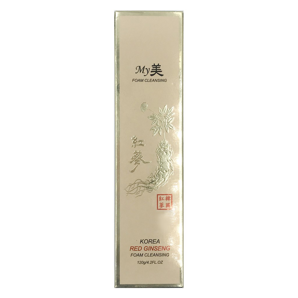 korean red ginseng foam cleansing