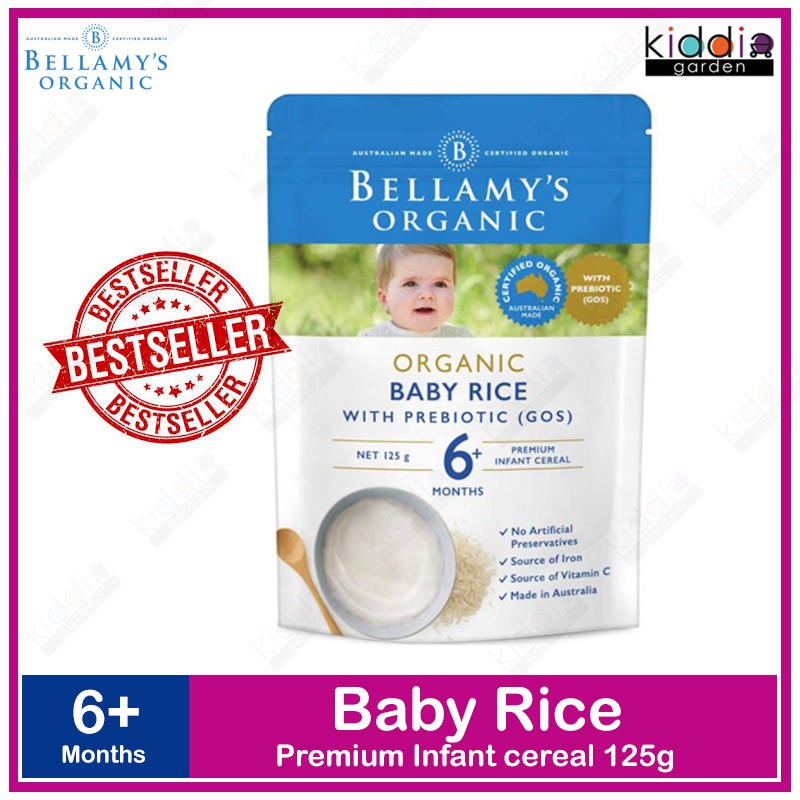 Bellamy S Organic Baby Rice 6 Months Shopee Singapore