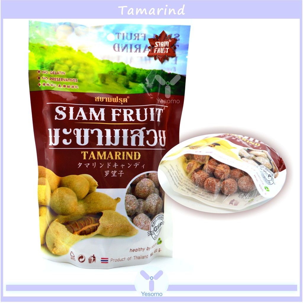 Siam Fruit Tamarind Gula Asam Jawa 400g Shopee Singapore