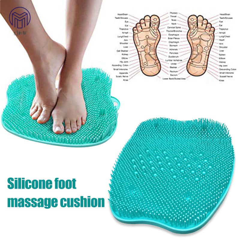 ☆SJMW☆ Foot Scrubber Massager Pad Shower Foot Brush Deep Clean Exfoliate  SPA | Shopee Singapore