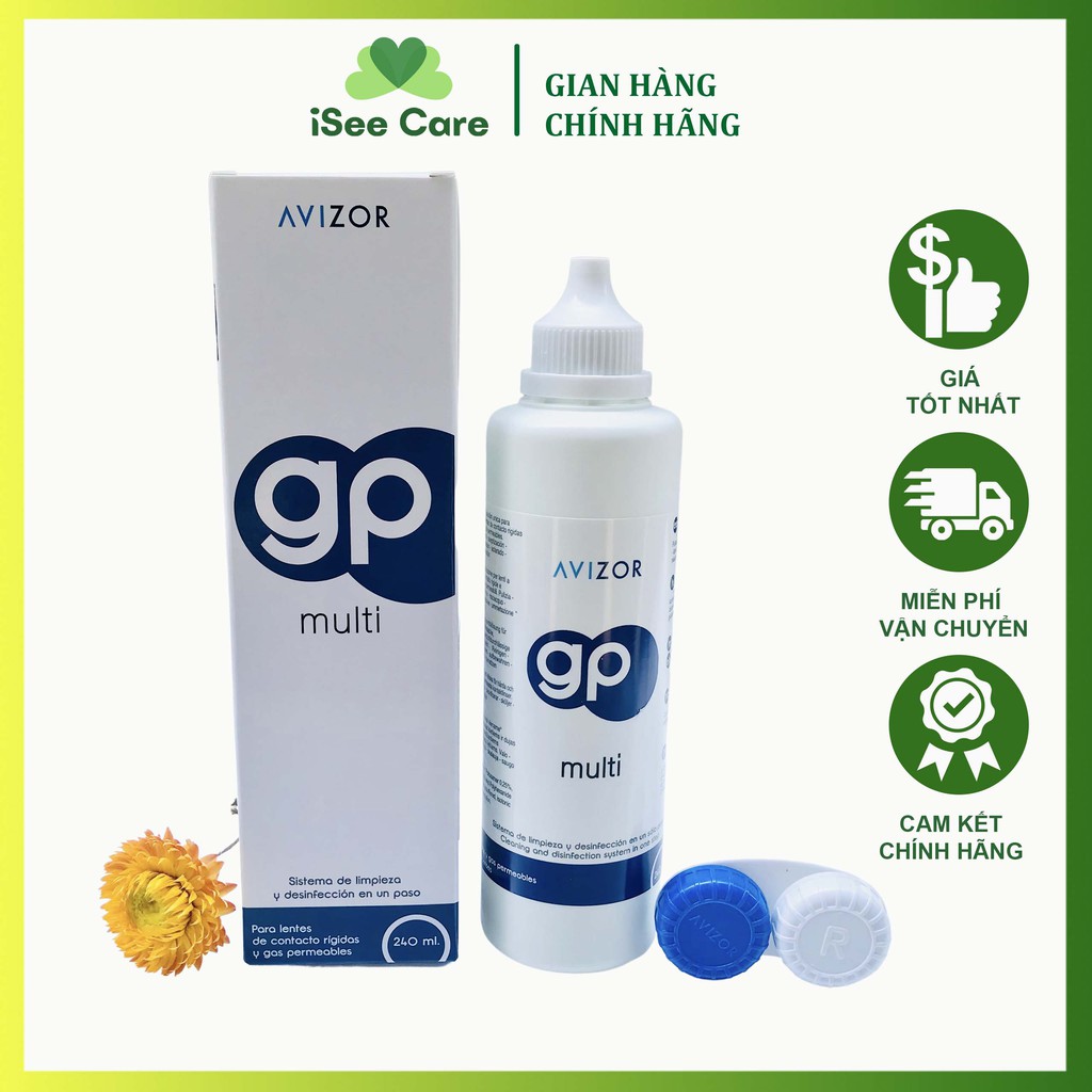 Avizor GP Multi 240ml contact lens washing solution Spain Shopee