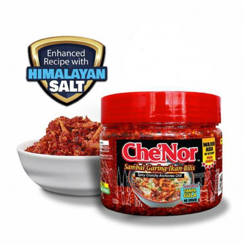Readystock Sambal Garing Ikan Bilis Che Nor No 1 Di Malaysia Shopee Singapore