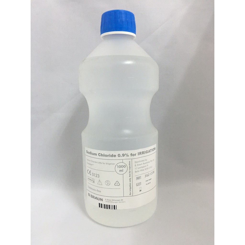 B.BRAUN SODIUM CHLORIDE 0.9% IRRIGATION SOLUTION 1000ML | Shopee Singapore