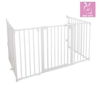 Adjusted Shape Auto Close Baby Gate DIY Foldable Puppy Fence