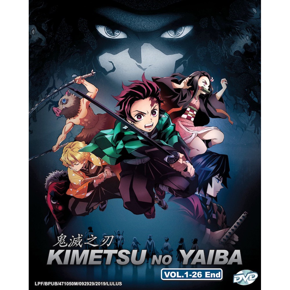 Shop Malaysia Anime Dvd Demon Slayer Kimetsu No Yaiba Vol 1 26 End Shopee Singapore