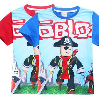 Kids Boys Cartoon T Shirt Roblox Cotton Sweat Shirt Children Tops Tee 5 12y - cute pikachu t shirt roblox