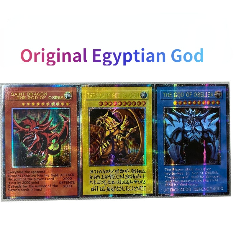 Collectible Card Games & Accessories 3 Yugioh God Cards Mint *Rare