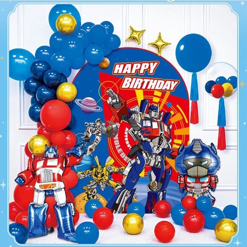 transformer-optimus-prime-birthday-decoration-happy-birthday-balloons