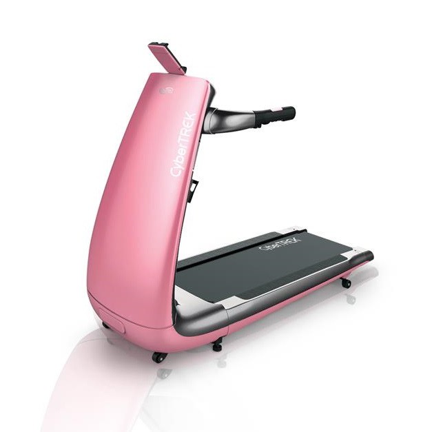 pink running machine