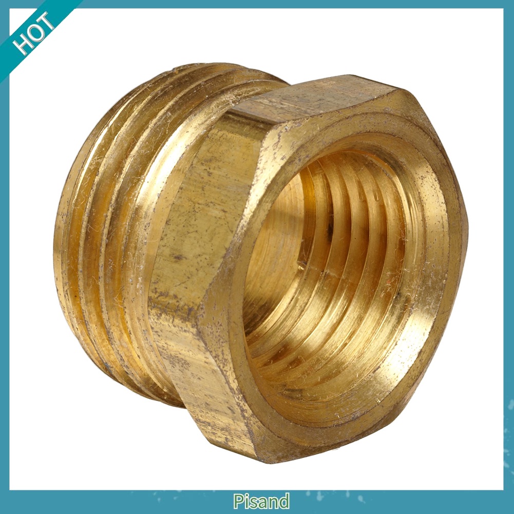 Pisand Durable Metal Brass 3 4 Inch Male To 1 2 Inch Female Pipe Fitting Adapter Screw Shopee Singapore