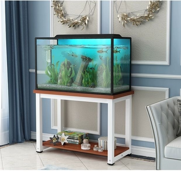 Fish tank rack steel wood fish tank bottom metal chassis base grass tank fish tank rack