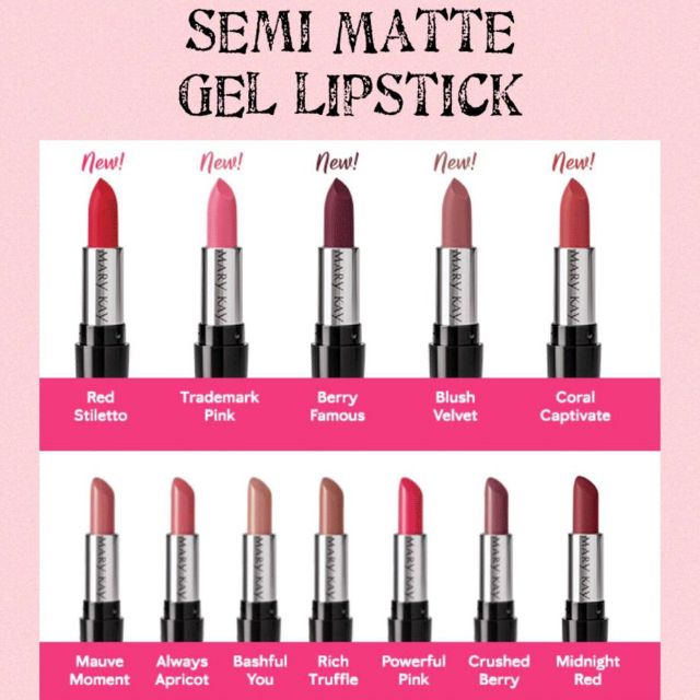 Gel Semi Matte Lipstick New Color Shopee Singapore